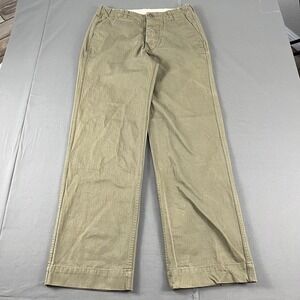Military Field Pant 13 Stars Olive Green Herringbone Waist 30 Reproduction